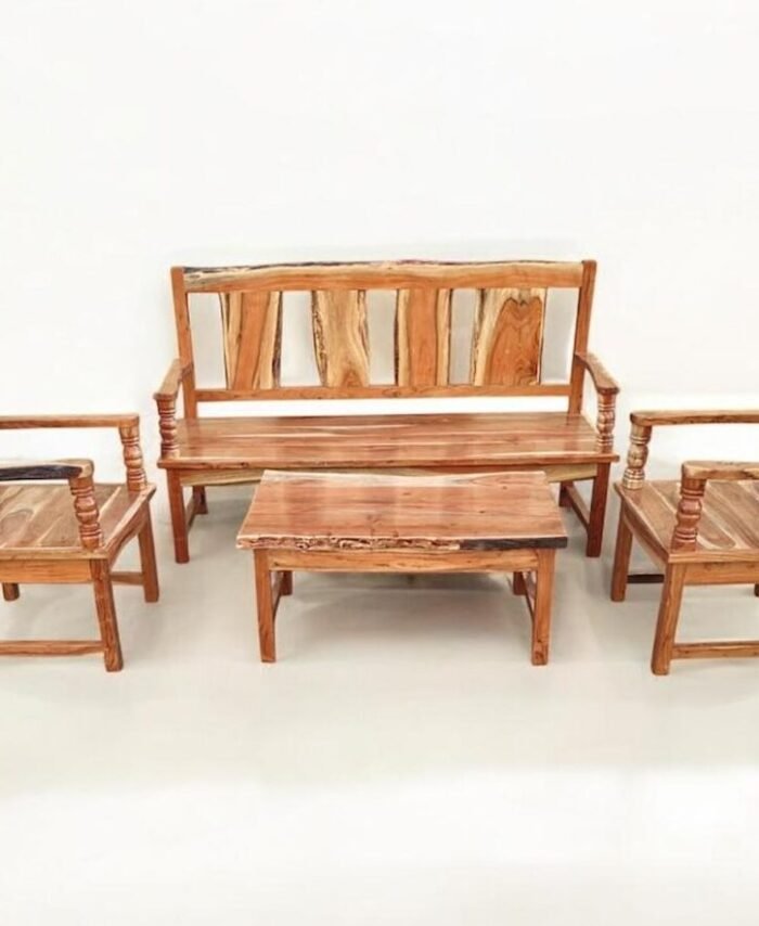 Garden Sofa Set in Acacia Wood (Table Included)
