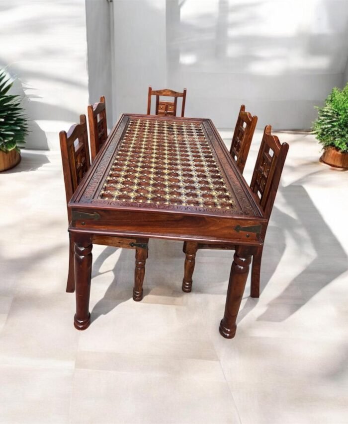 Wooden Dining Set 6+1