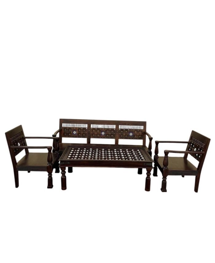 Wooden Sofa Set 3+1+1