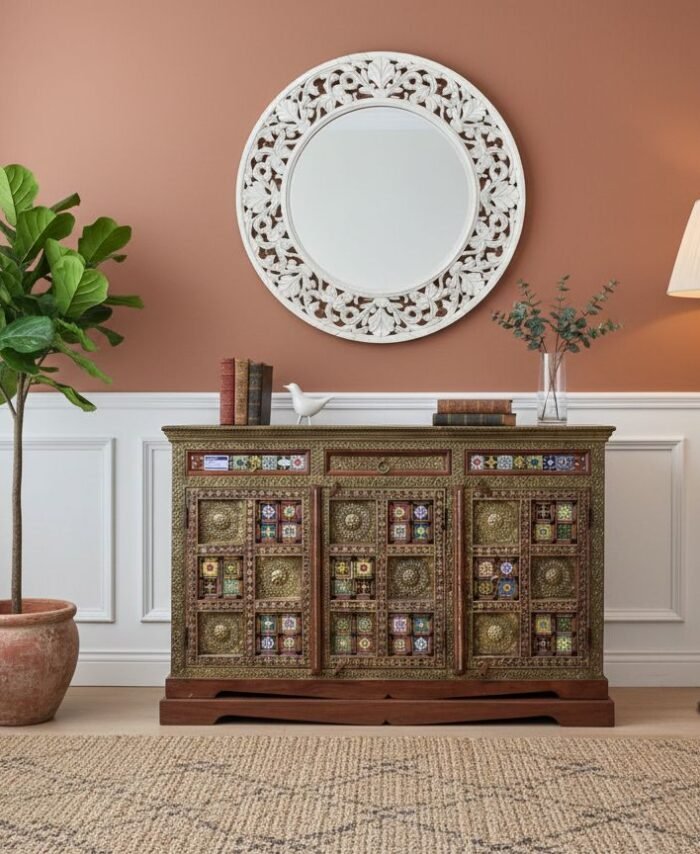 brass inly side bords