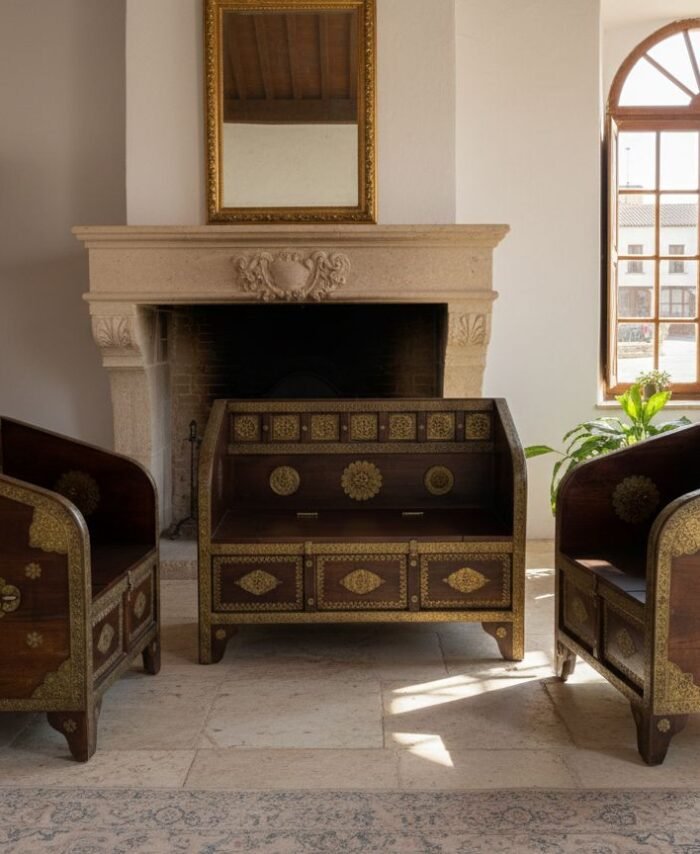 Royal Handcrafted solid wood sofa set