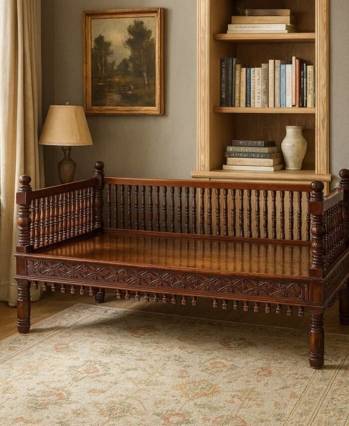 Handcrafted Solid Wood Daybed/Diwan sofa